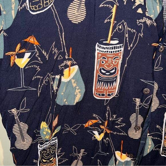 VNTG NATURAL ISSUE Hawaiian button up shirt XL - Picture 4 of 4